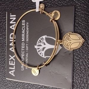 Alex and Ani Gold Charm Bracelet